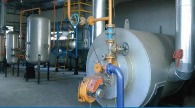 semi-automatic plastic pyrolysis plant
